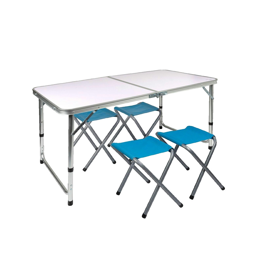 Active Weiß Aktive Klapptisch Mit 4 Hockern