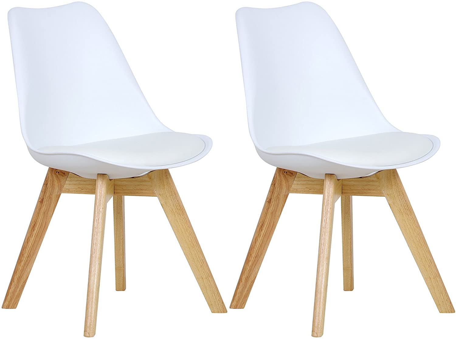 Lot De 2 Chaises De Salle À Manger Woltu