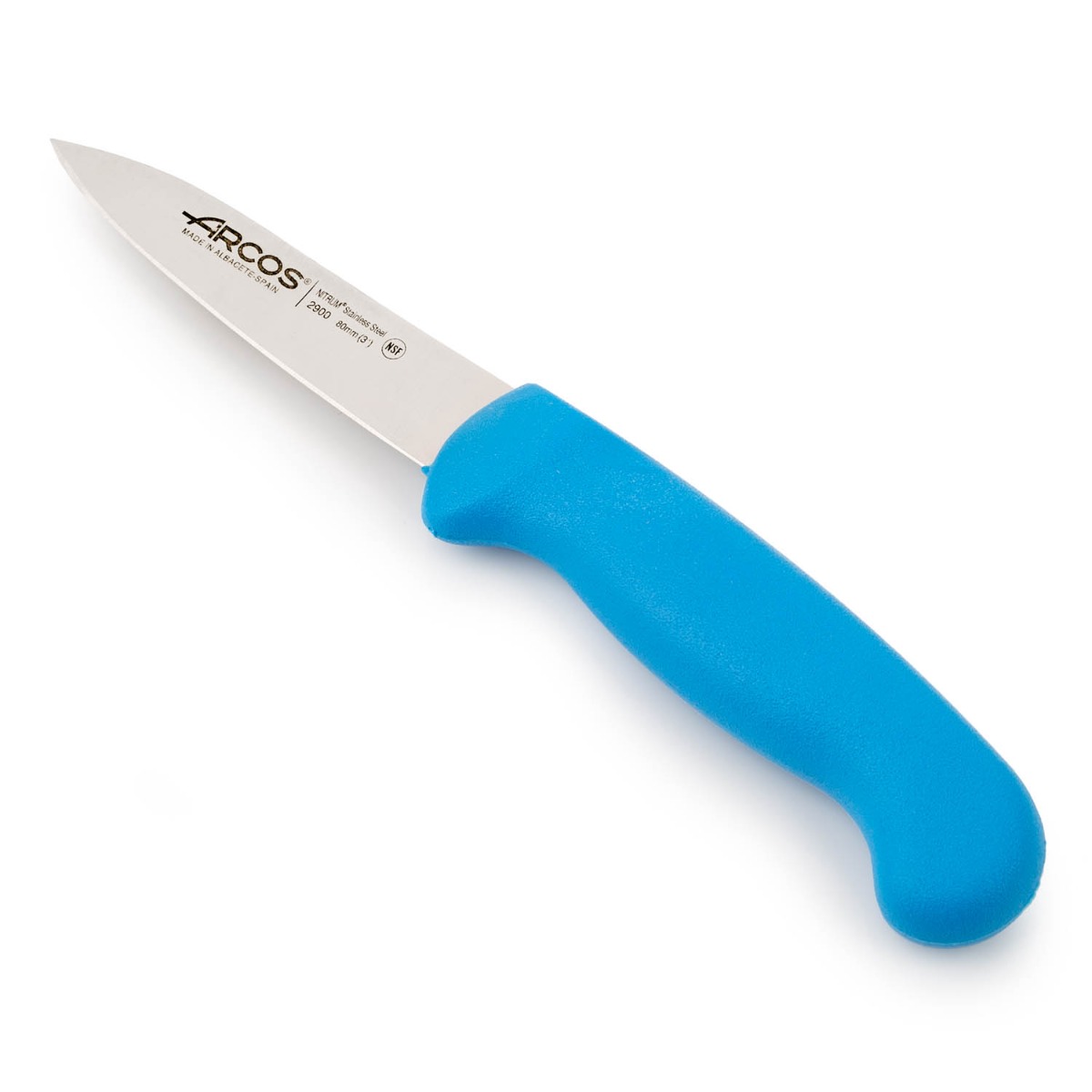 Arcos Blau Messer Mondador Farbe - Prof 290023 Edelstahl Nitrum Und Mango Ergonomische Polypropylen E Klinge Und 8 Cm, Vitrine