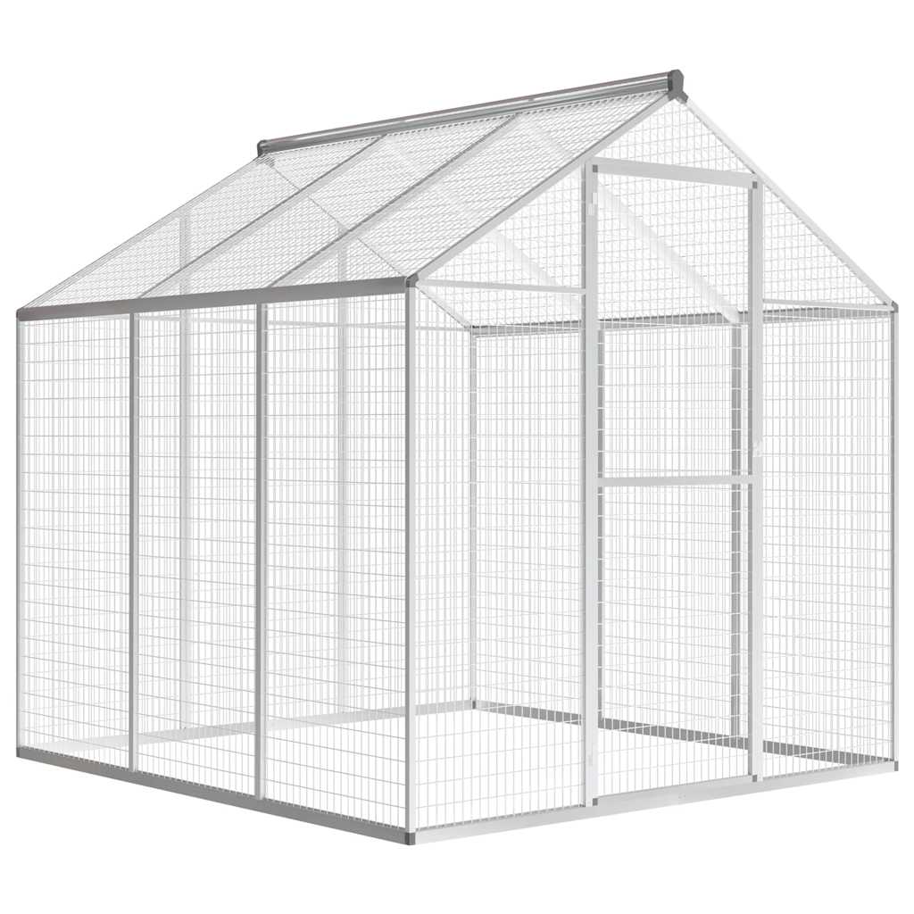 Vidaxl Außenvoliere Aluminium 183X178x194 Cm 8718475712244