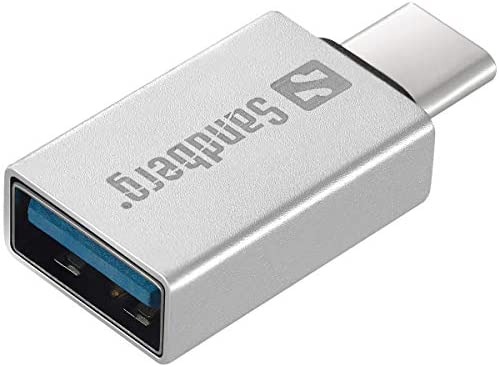 Sandberg USB-C – USB 3.0 Dongle, USB Adapter, Silber - Bild 3