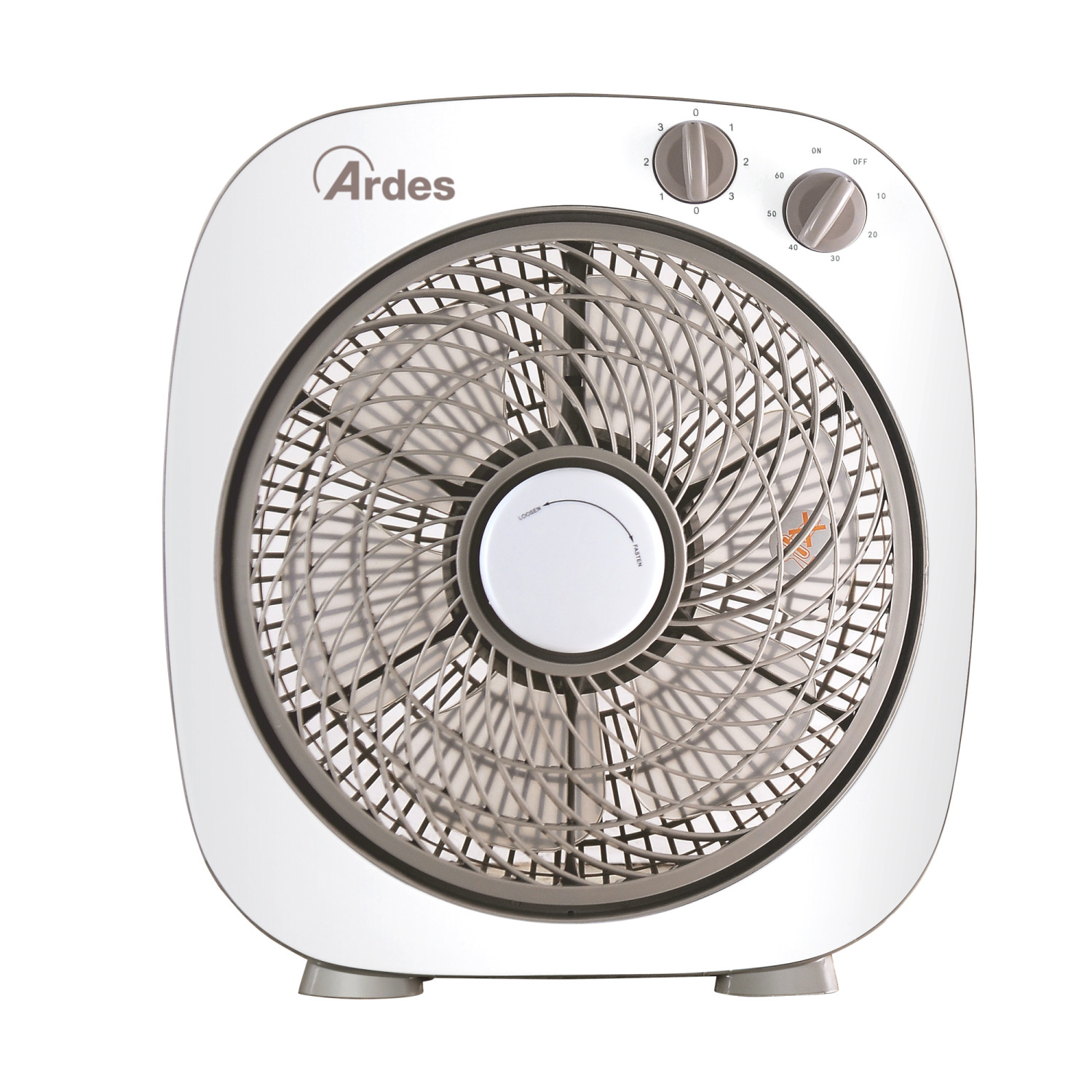 Ardes Grau Ventilator Floor 26 45W 26Cm 3 Stufen Weiß Timer - Image 2