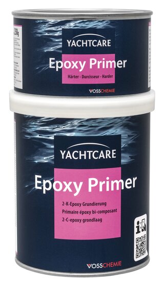 Yachtcare Epoxy Primer 2k - 750 Ml Grundierung Für Antifouling Weiß