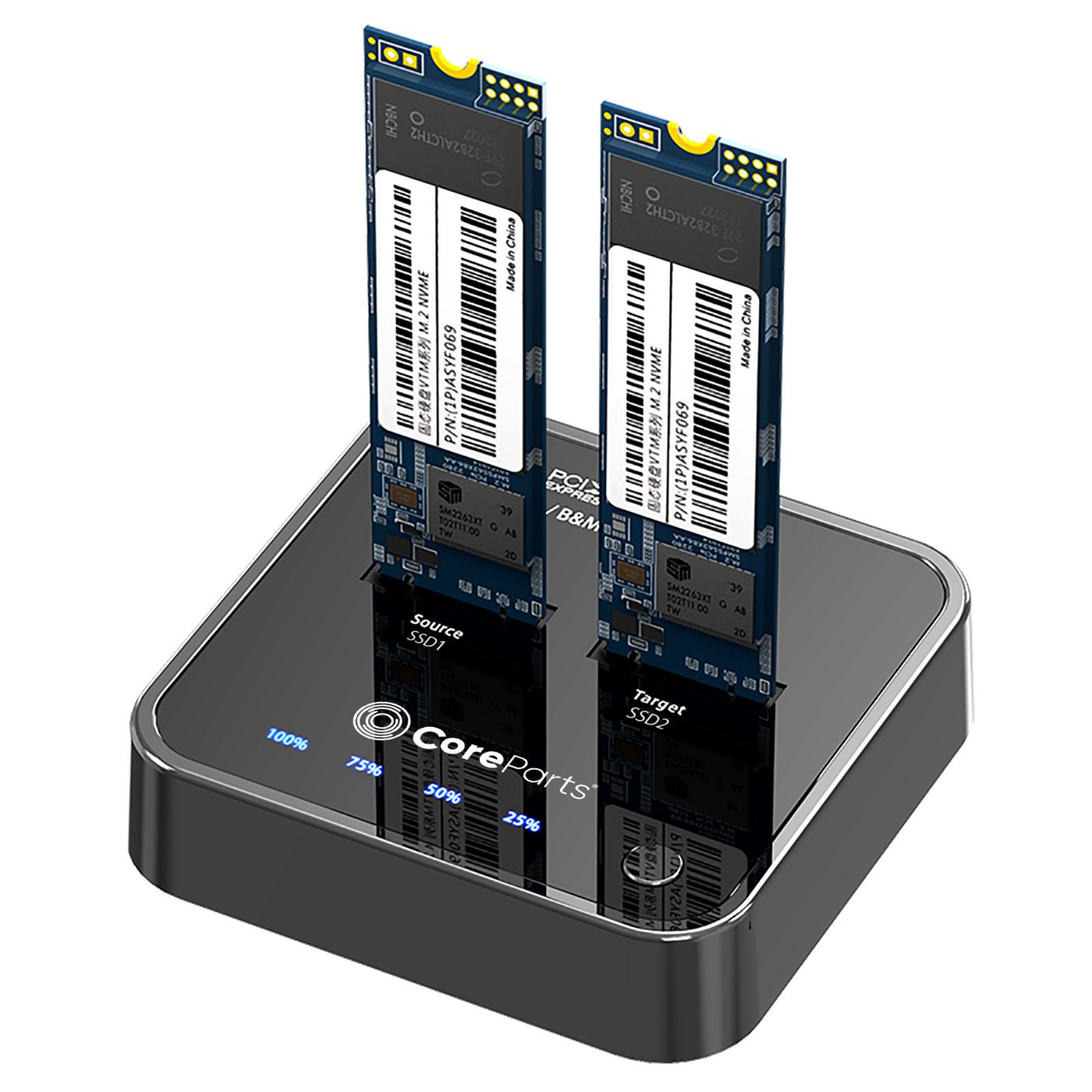Microspareparts Coreparts Usb 3.2 Typ C (10 Gbit/S) M.2, Ms-Cloner-Nvme