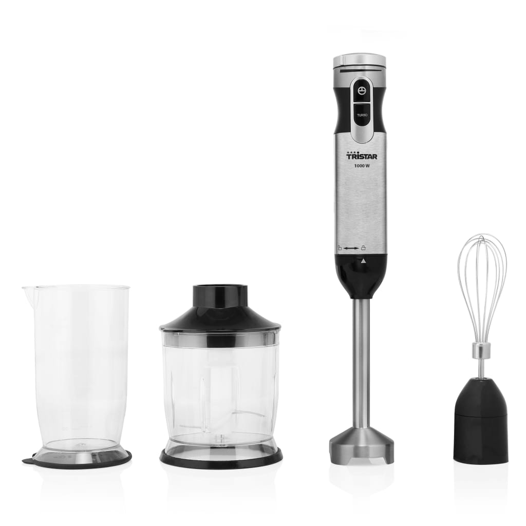 Tristar Schwarz Mx-4829 Mixer 0,7 L Pürierstab 1000 W Edelstahl - Bild 4