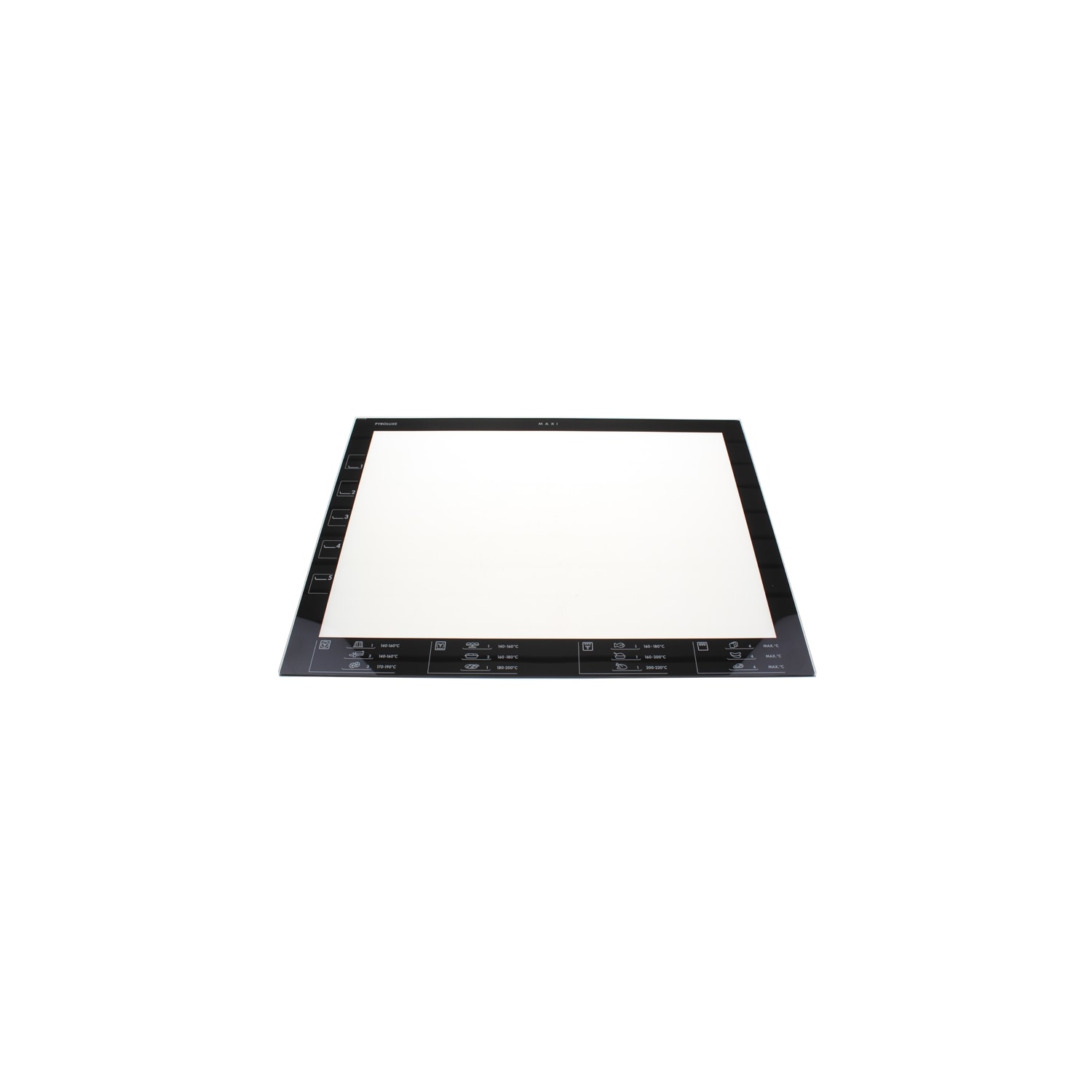 Aeg Schwarz - Ersatzteil - Originales Tür-Innenfenster 525X403 Mm - Electrolux