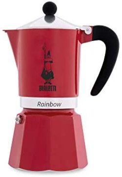 Joom Octopia Rot Italienische Kaffeekanne - Bialetti - Rainbow - 6 Tassen - 0,30 L - Bild 5