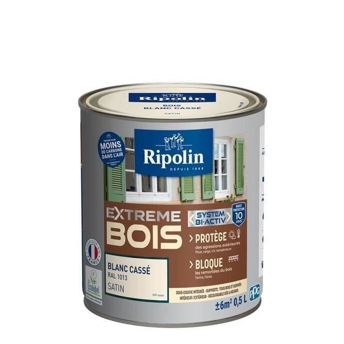 Ripolin Holzlack Satin Weiß Strukturierte Hochschutz