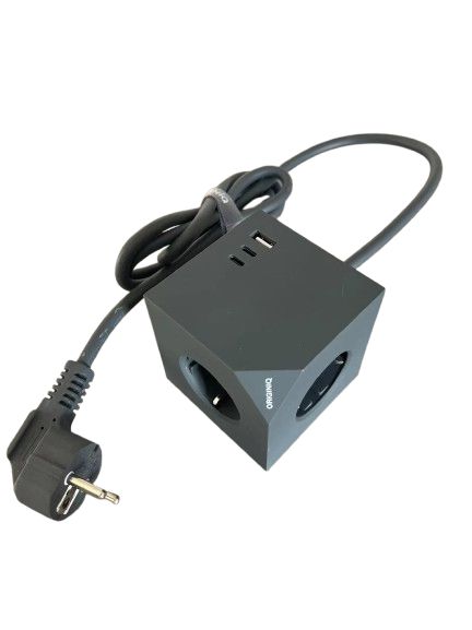 Microconnect Grau Steckdosenleiste, Power Cube, 3 Schuko Outlets (3X, Cee 7/3, 1.50 M) - Image 3