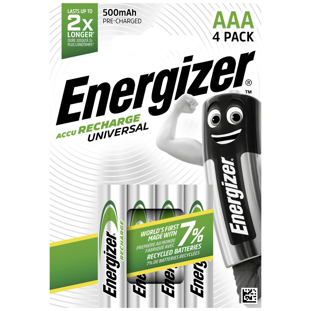Energizer Universal-Akkus 500 Mah Aaa 4 Einheiten - Image 4