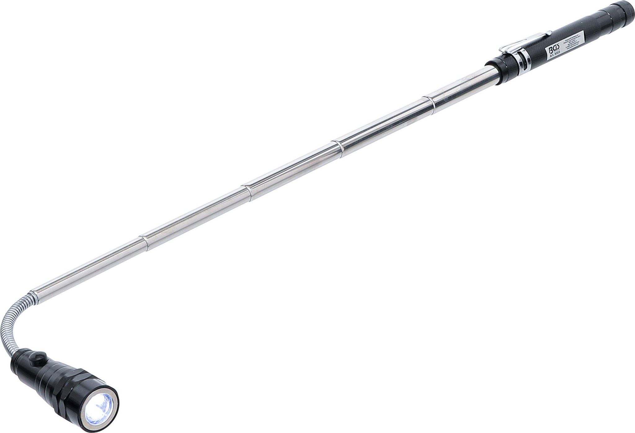 Bgs , Arbeitsleuchte, Ausziehbare Led-Leuchte Mit Magnetheber 2-In-1 - Image 4