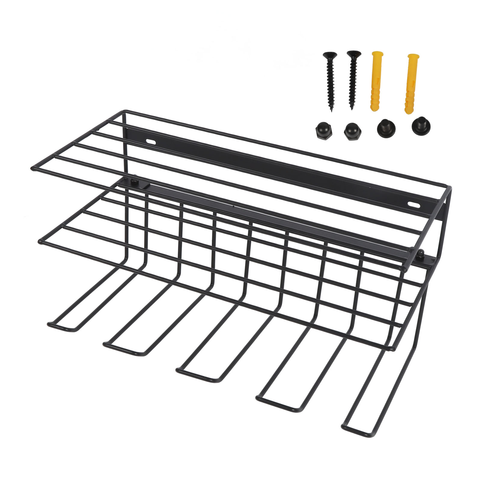 Support mural pour perceuse et outils électriques en fer, 4 trous de fixation, pour garage et atelier