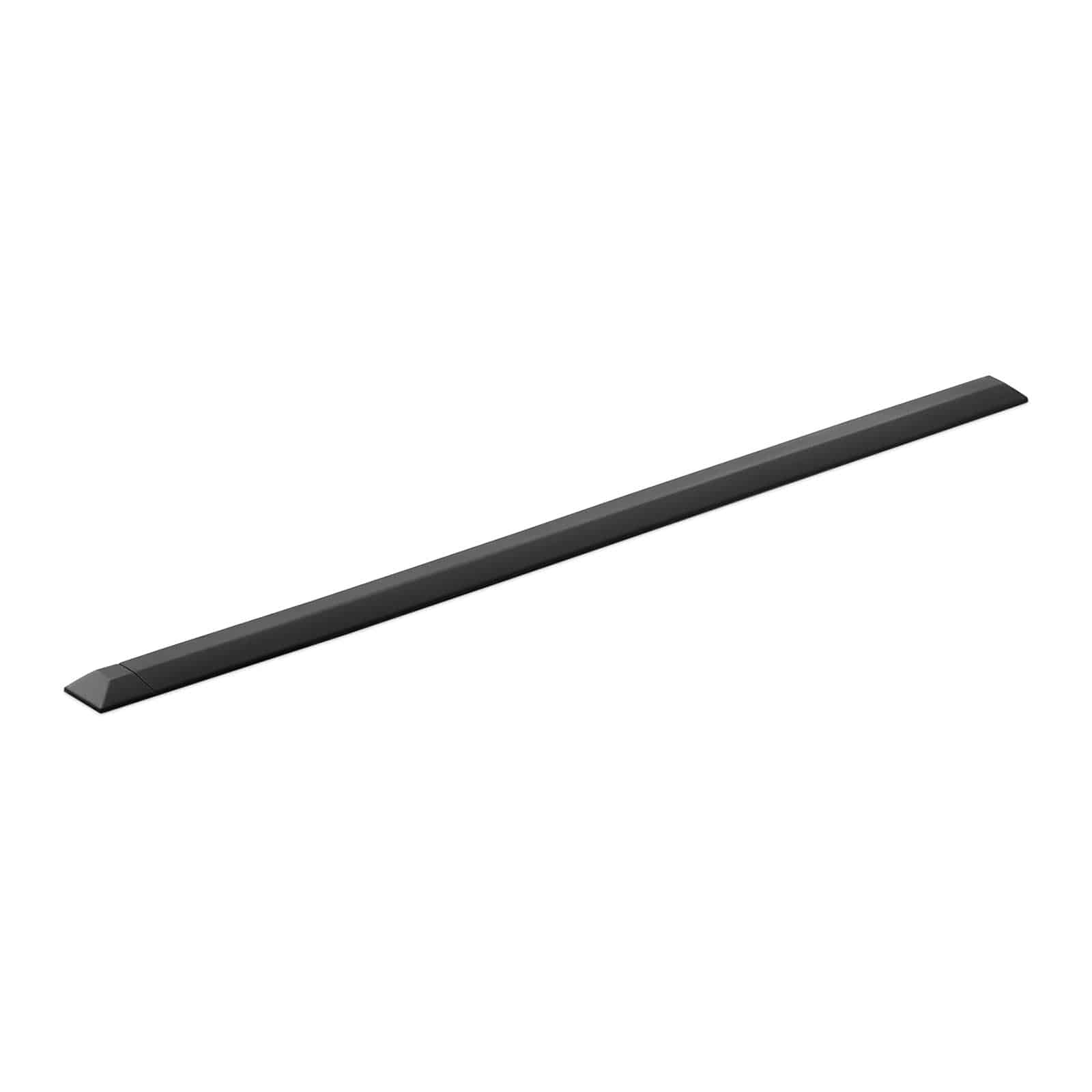 Baguette de fixation pour tapis annelé en caoutchouc, 95 x 6 x 1 cm, noir, lot de 90
