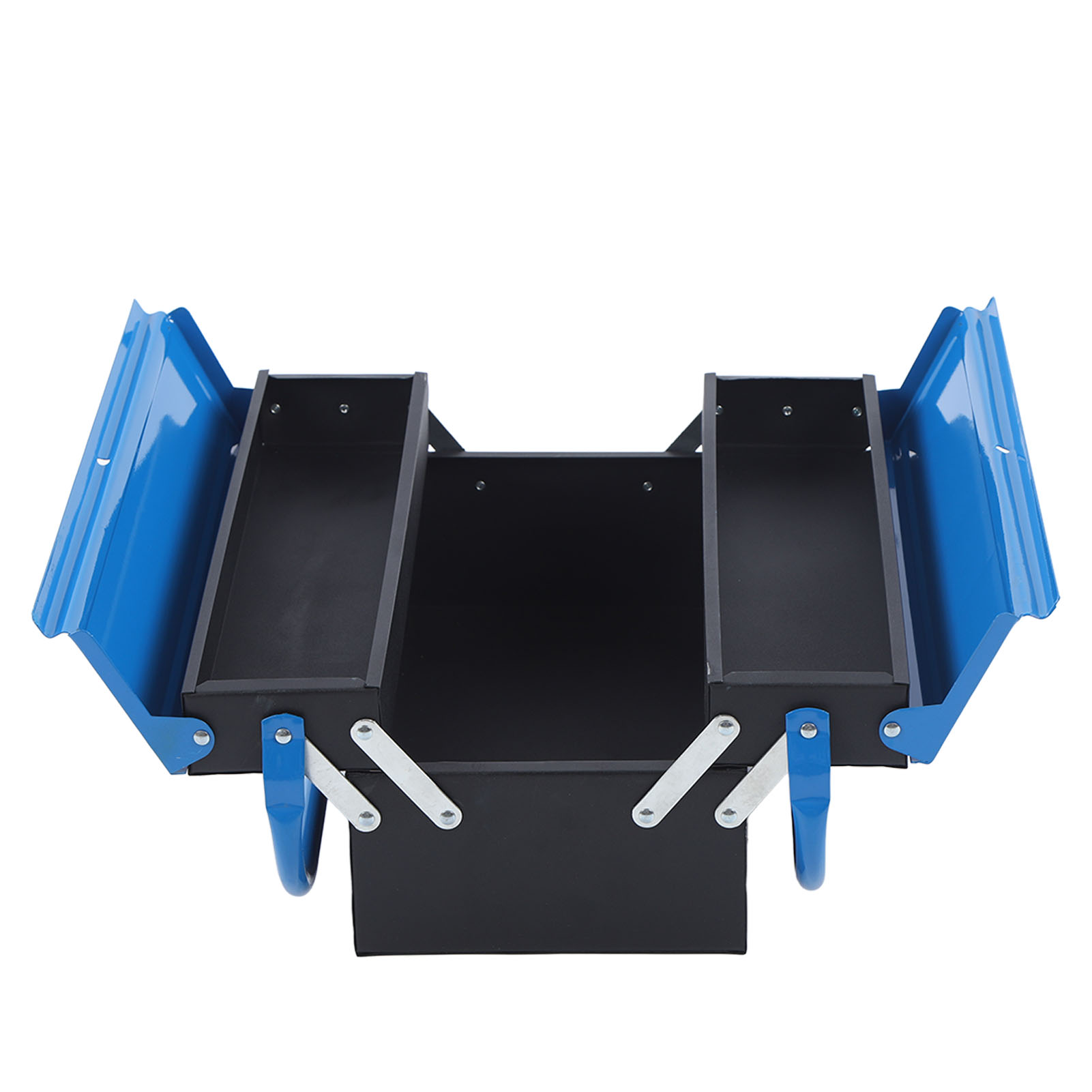 Coffret à outils cantilever en fer, 2 couches, 3 plateaux, pliable, 400 mm, WINS