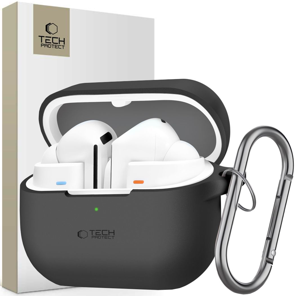 Oem Tech-Protect Silikonhaken Für Samsung Galaxy Buds 3 / 3 Pro, Schwarz