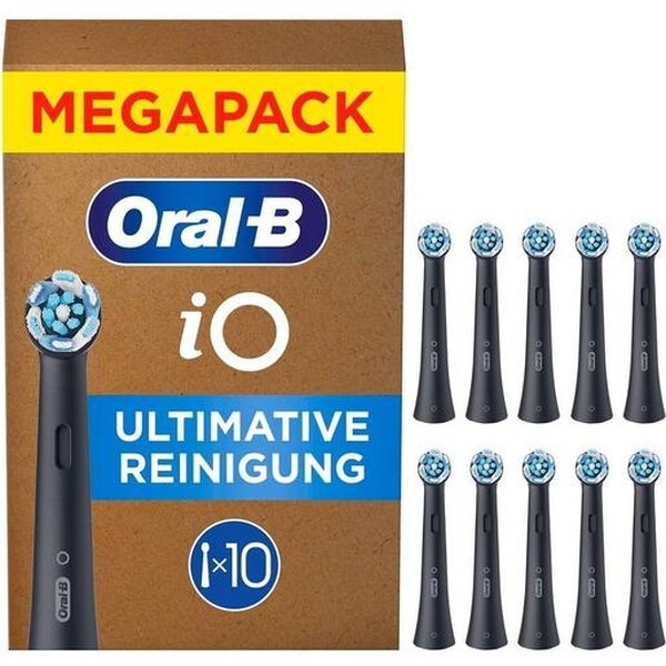 Oral-B iO Aufsteckbürsten Ultimative Reinigung Schwarz 10 Stück - Bild 4