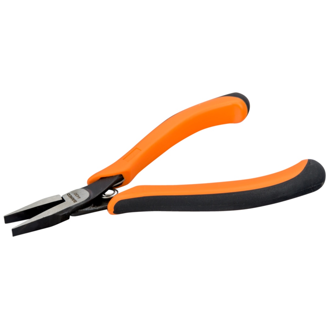 Bahco Schwarz/Orange Zange, Ergo Flachzange Mit 2-Komponenten-Griffen, Brüniert 135 Mm (135 Mm) - Bild 3