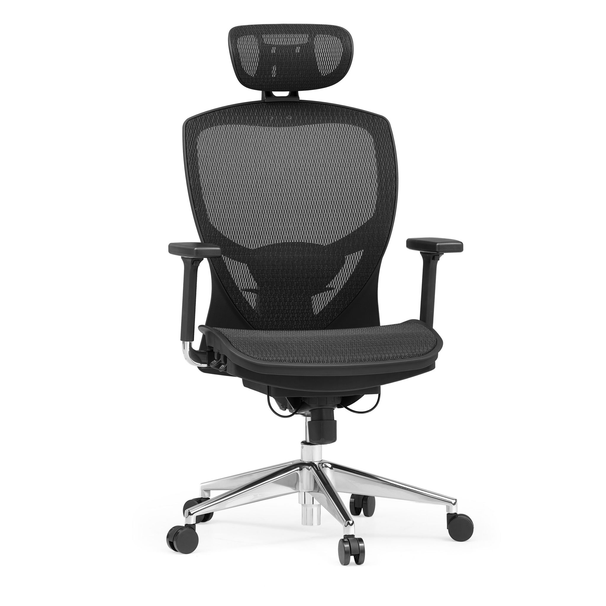 Hjh Office Schwarz Bürostuhl / Chefsessel Venus One Netzstoff