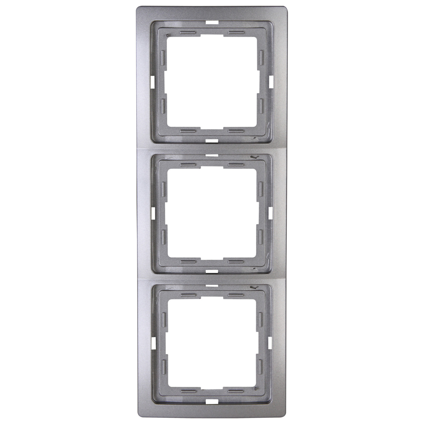 Kopp - Abdeckrahmen 3-fach Venedig, Platin, 400343064