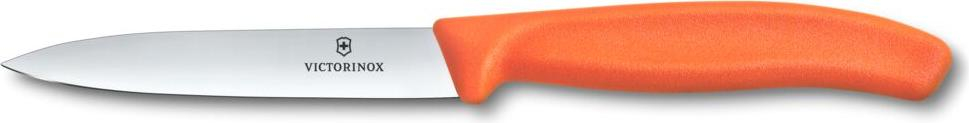Victorinox Orange Swiss Classic, Gemüsemesser, 10Cm, Gerade, Mittelspitz, Küchenmesser, - Bild 4