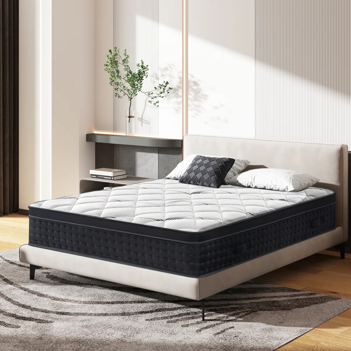 Luxe Matelas 160x200 Cm - Épaisseur 30 Cm - Matelas De Luxe En Mousse