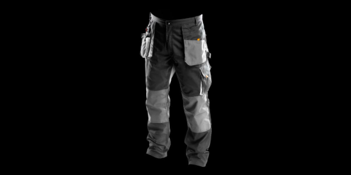 Neo Grau Profi-Arbeitshose /Schwarz (Neo) L