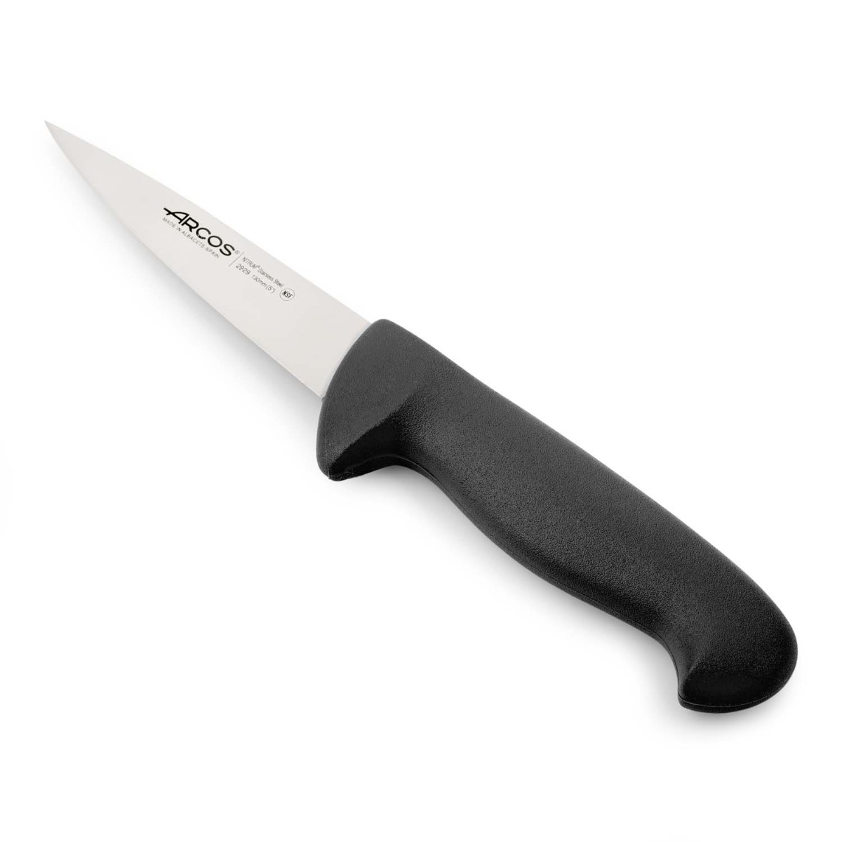 Arcos Schwarz Metzgermesser Farbe - Prof 292925 Edelstahl Nitrum Und Mango Ergonomische E Polypropylenklinge Und 13 Cm Klinge, Vitrine