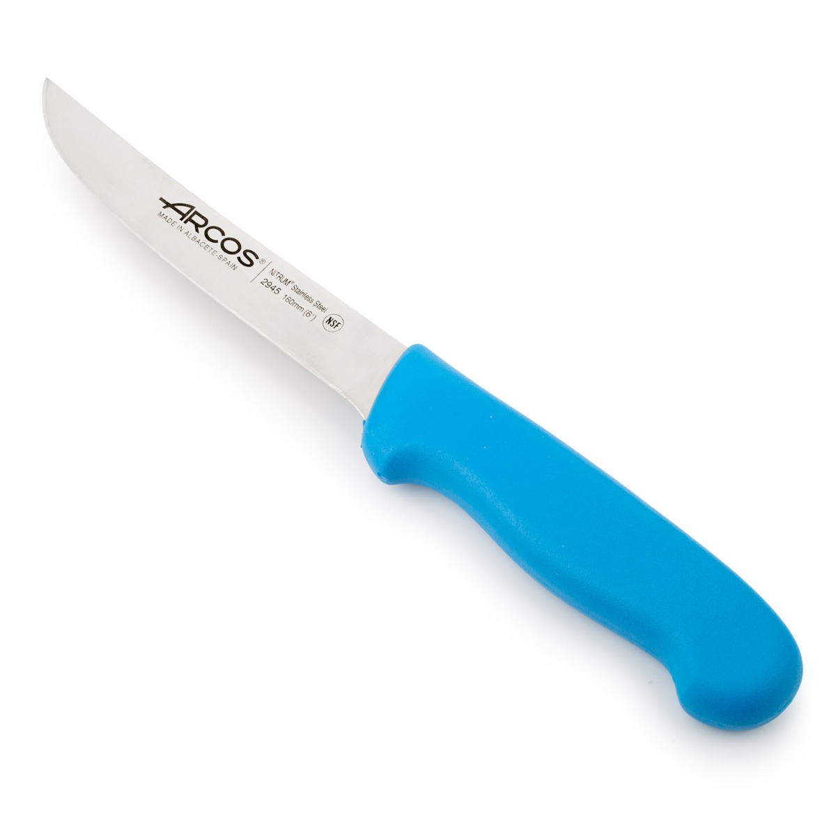 Arcos Blau Ausbeinmesser Farbe - Prof 294523 In Edelstahl Nitrum Und Mango Ergonomisch E Polypropylenklinge Und 16 Cm Klinge, Schaukasten