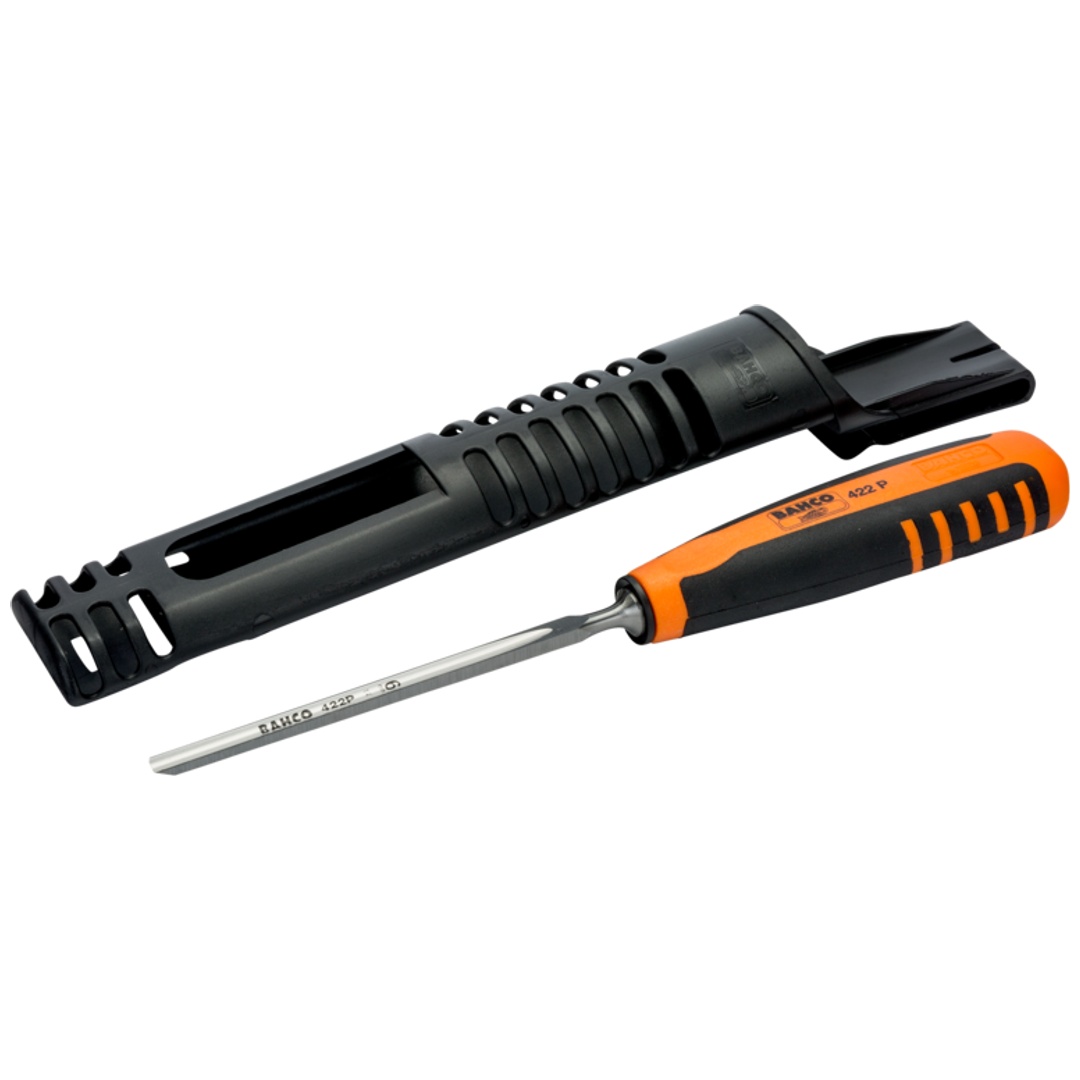 Bahco Hohlbeitel Mit Gummiertem Griff, 20 Mm