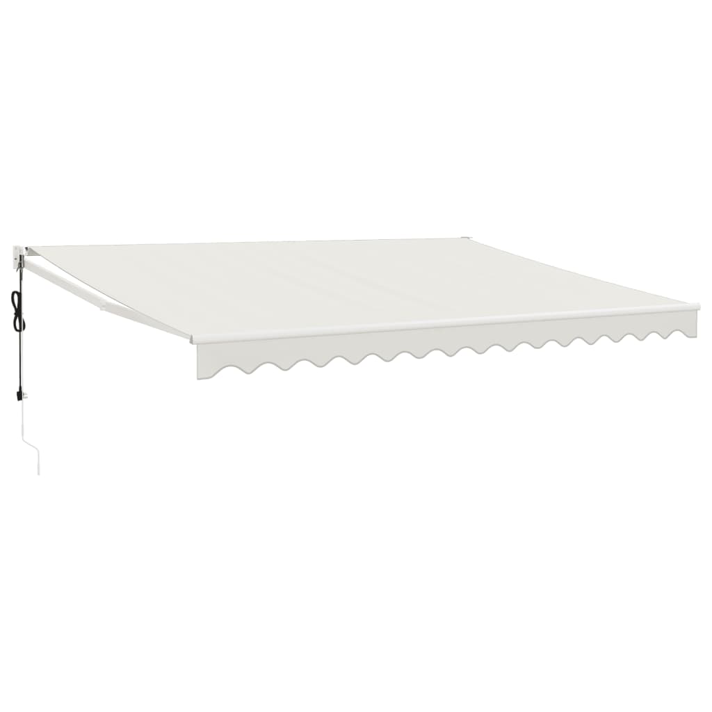 Automatic Retractable Awning Cream 4, 5x3 M Vidaxl