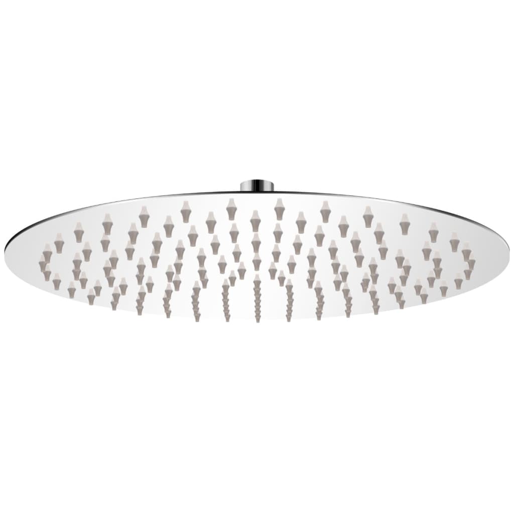 Vidaxl Grau Regenbrause Edelstahl 30 Cm Rund