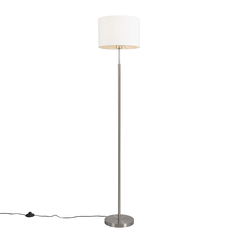 Vt - Lampadaire - 1 Lumière - H 1510 Mm - Blanc - Moderne - Éclairage