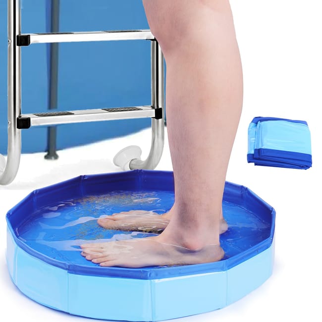 Vaschetta Per I Piedi Pieghevole E Portatile, Gioco Acquatico Ideale Per Il Bagno Degli Animali Domestici E Per I Giochi In Piscina LABLANC