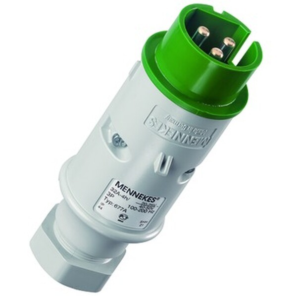 Mennekes Grün Cee Stecker 3P 32A 20-25V (Am 677A)