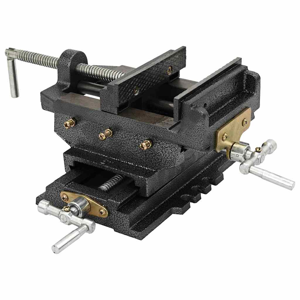 Étau de perceuse à glissière transversale en fonte, ouverture 150 mm, mâchoire 145 mm