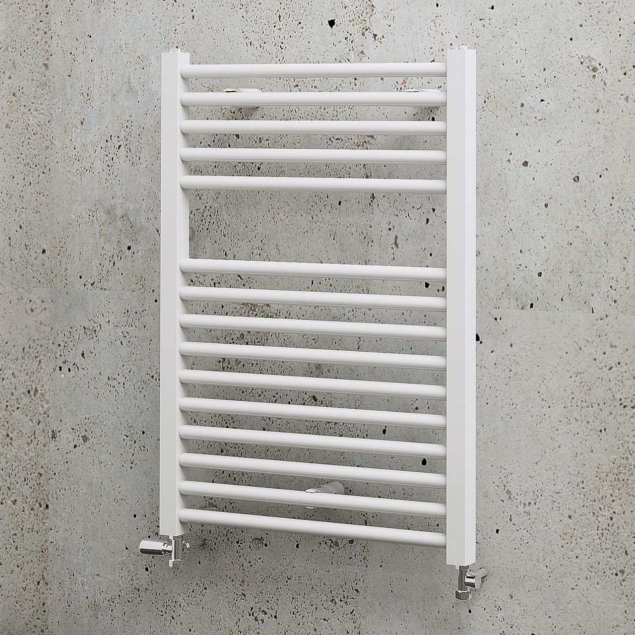 Schulte Badheizkörper Turbo 69,5 X 50 Cm Weiß 307 Watt Anschluss Seitlich Heizkörper
