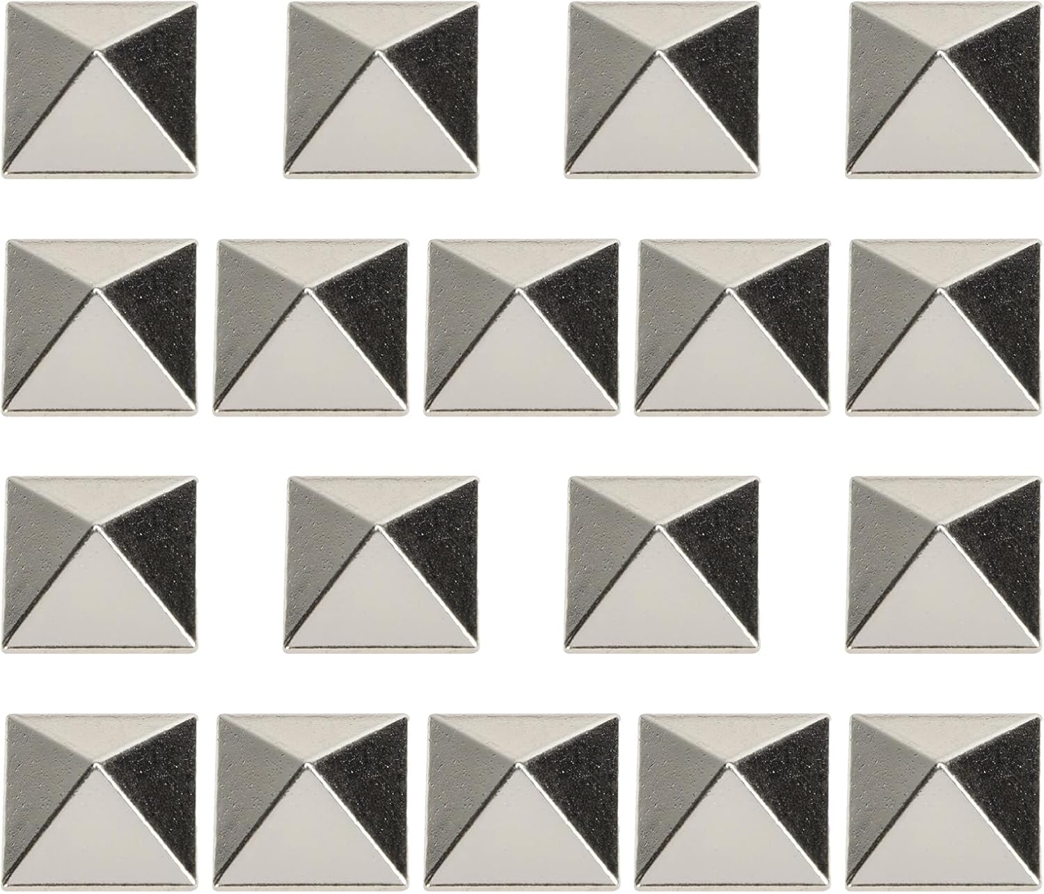 Tapis antidérapant stomp pad pour snowboard, picots pyramidaux, adhésif nano, gris, lot de 18