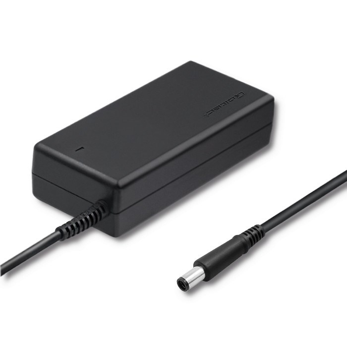 Qoltec Schwarz Dell Laptop-Netzteil 90W 19,5V 4,62A 7,4 X 5,0+Pin + Netzkabel