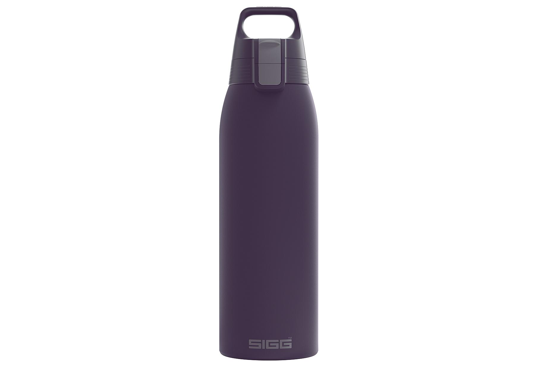 Sigg - Isolierte Trinkflasche - Thermosflasche Shield Therm One - Kohlensäurehaltige Getränke - Auslaufsicher - Spülmaschinenfest - BPA-frei - 90% recycelter Edelstahl - 0,5L, 0,75L & 1L - Bild 6