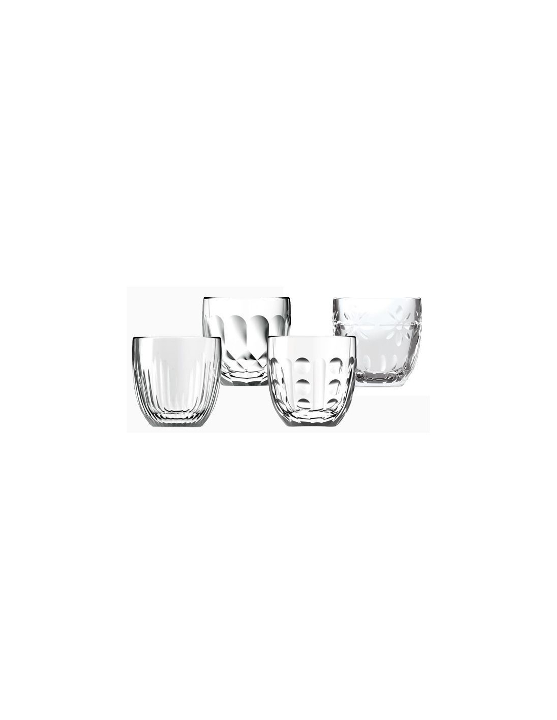 La Rochere Transparent Espressotasse Troquet 4Er Set