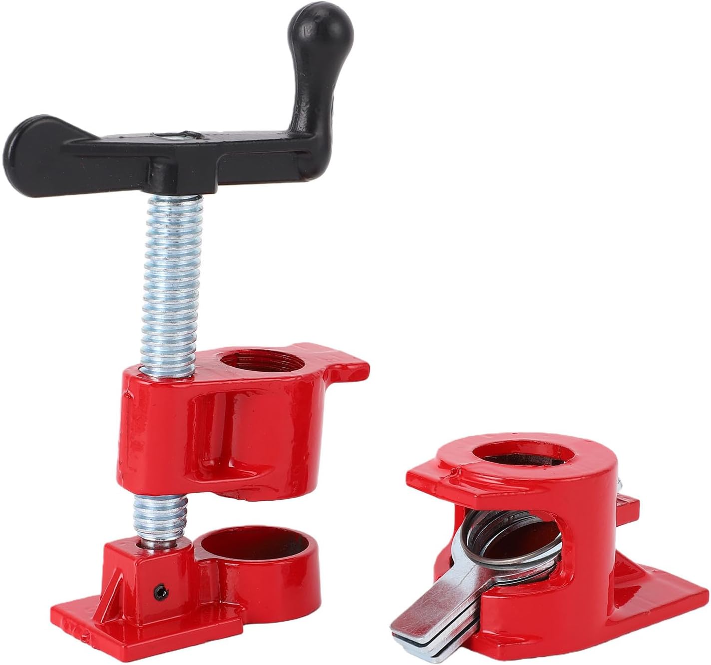Serre-joint à tube à cliquet en fonte, pour tuyaux filetés 3/4", serrage rapide, lot de 4