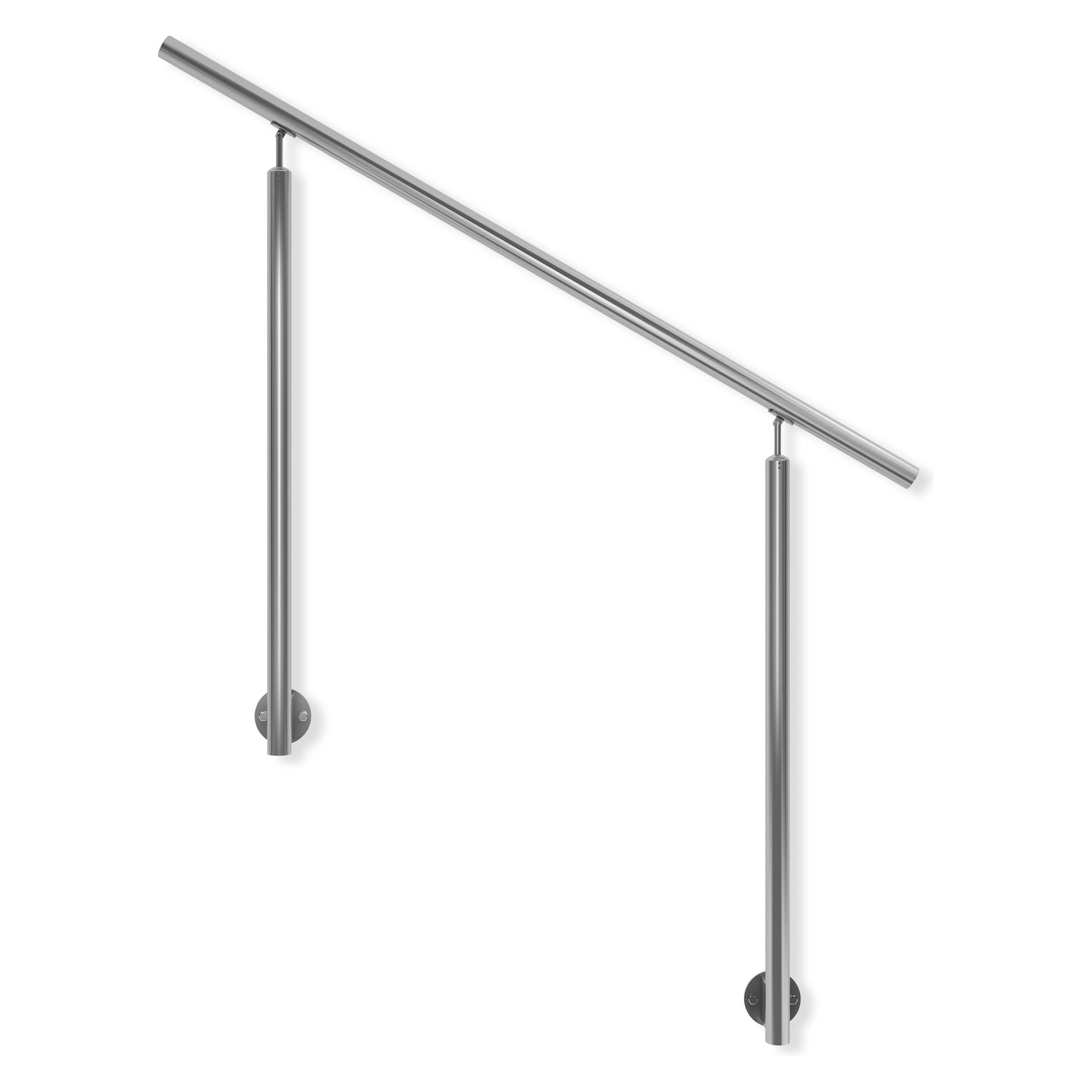 DOLLE Eingangsgeländer, Edelstahl, HxL: 100 x 150 cm - silberfarben - Image 4