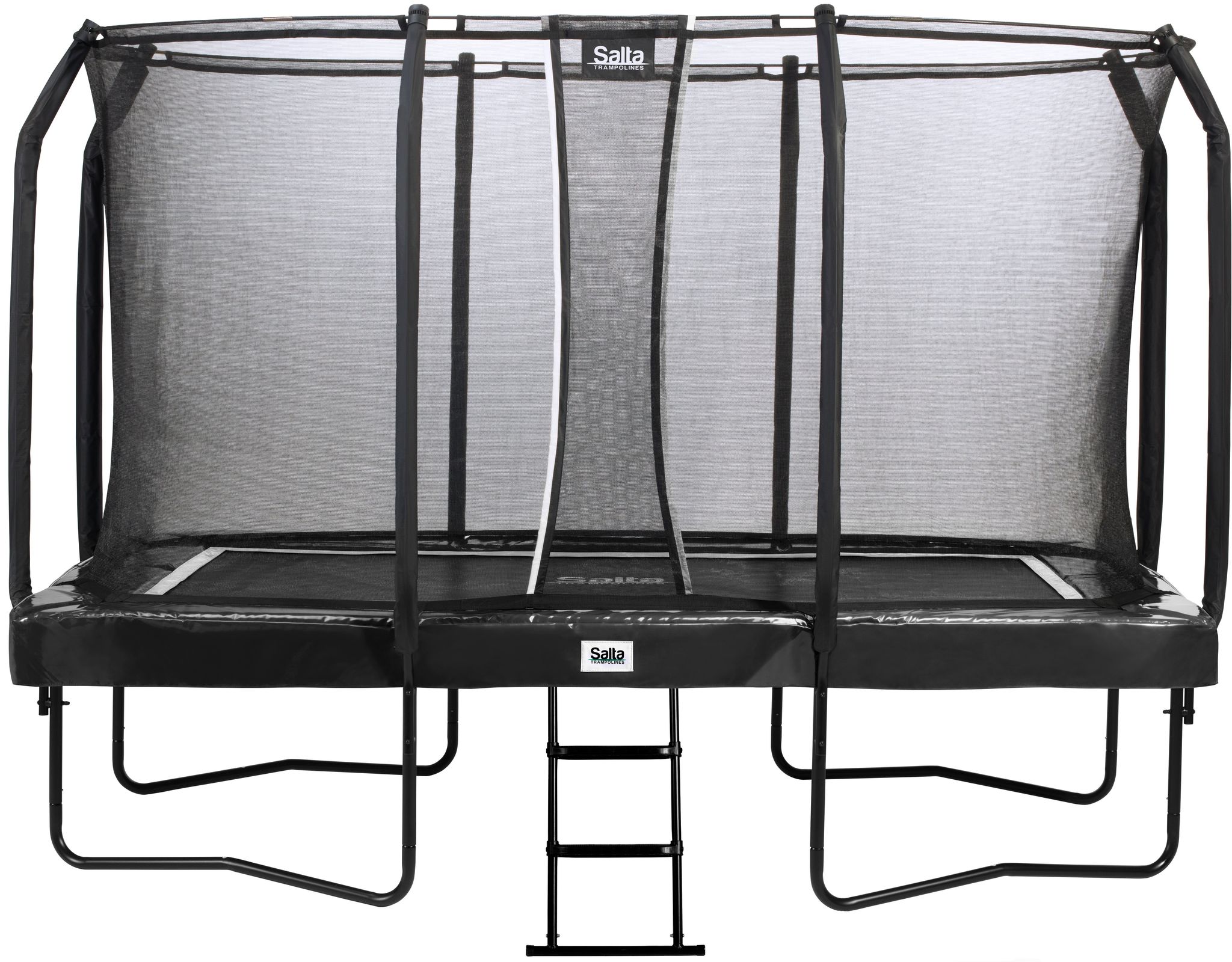 Salta Trampolin First Class 214 x 366 cm mit Sicherheitsnetz und Leiter-schwarz - Bild 4