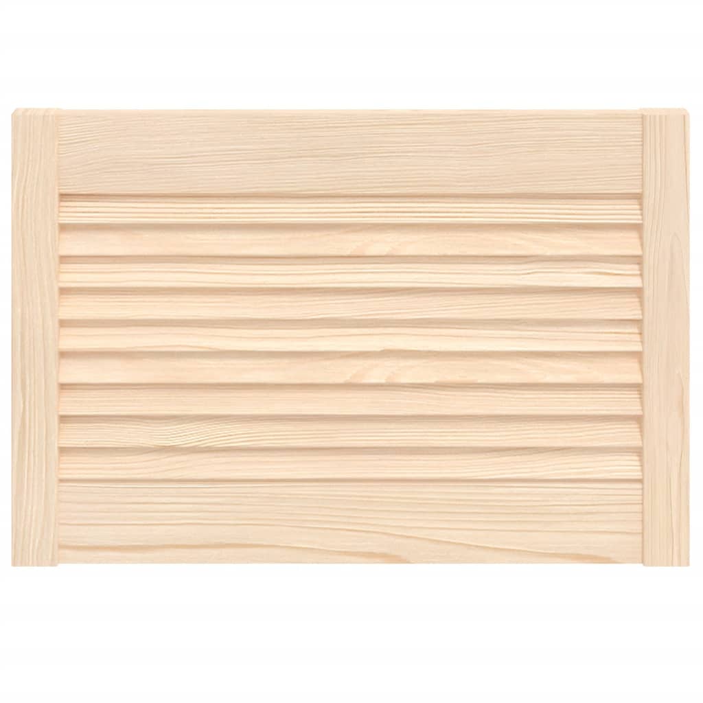 Cabinet Door Louvred Design 39.5x59.4 Cm Solid Wood Pine Vidaxl