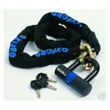 Oxford Silber Motorrad Zubehör, Heavy Duty Chain Lock 1.5 M - Image 5