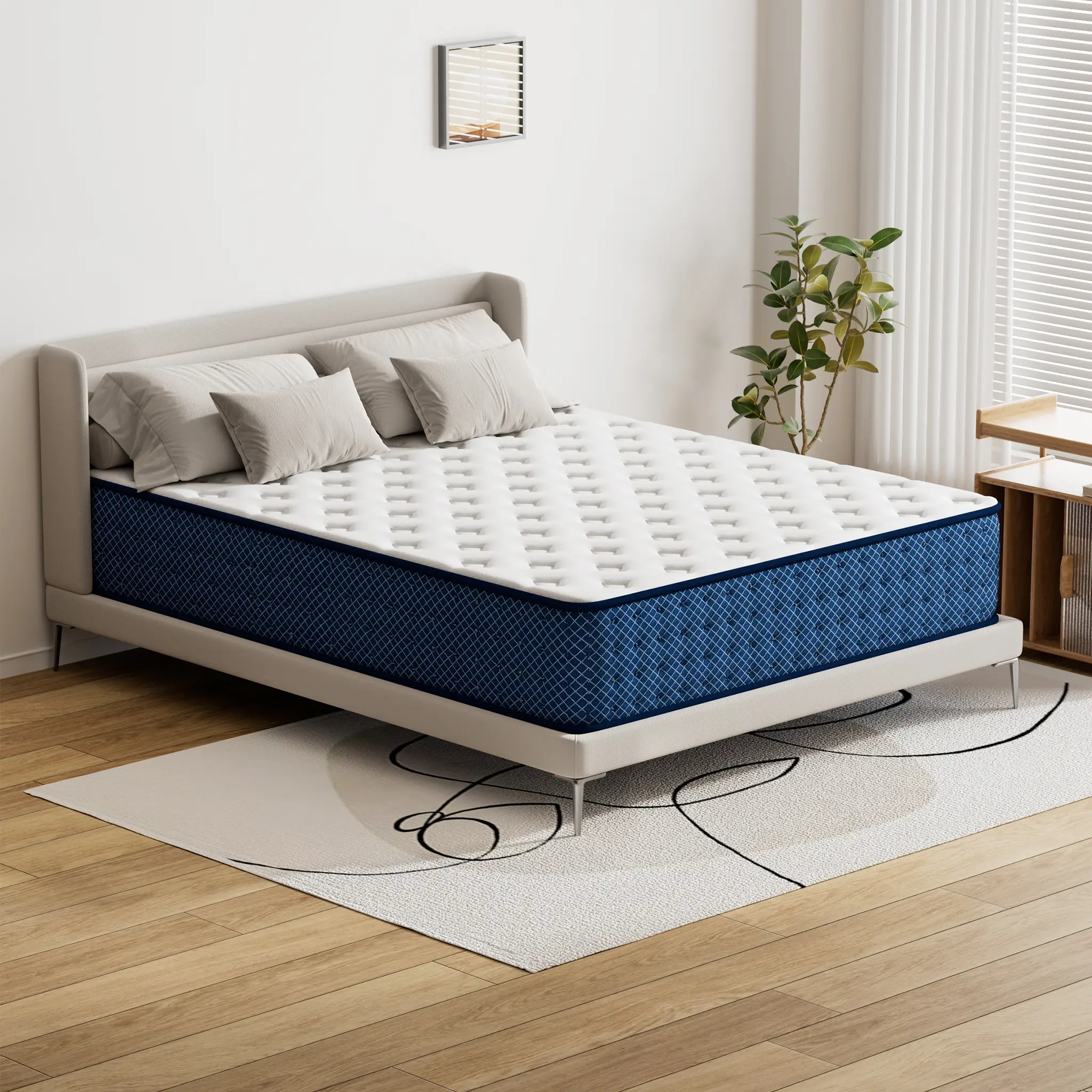 Matelas 160x200 Cm Dewinner, Epaisseur 26 Cm Matelas Mémoire