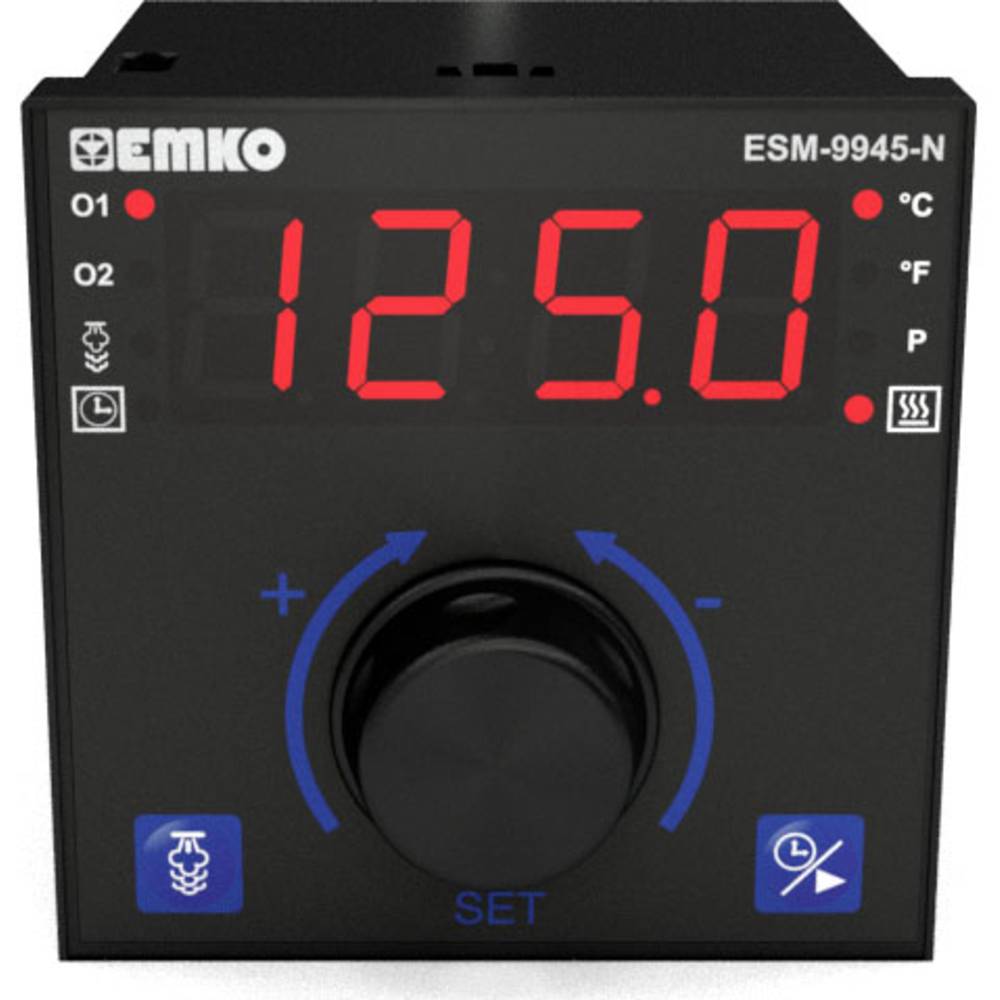 Emko ESM-9945-N.5.20.0.1/01.01/1.0.0.0 2 points, P, PI, PD, PID Régulateur de température Pt100, J, K, R, S -200 à 1700