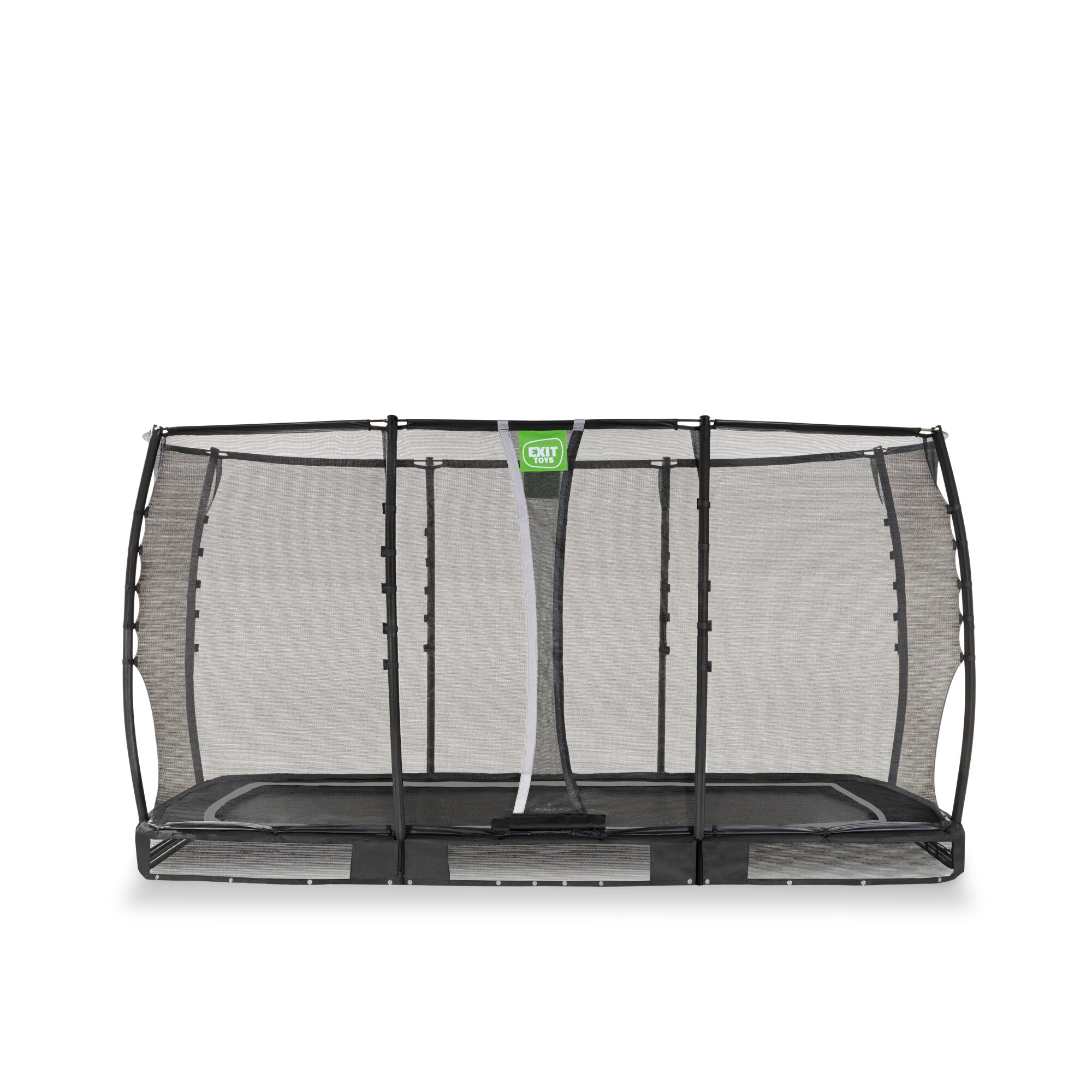 Exit Allure Premium Bodentrampolin mit Sicherheitsnetz 214 x 366 cm schwarz - Bild 2