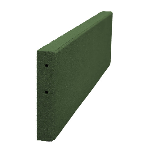 Vivol Gummi-randstein - Kantenstein - 100x25cm - 50mm Dick - Grün