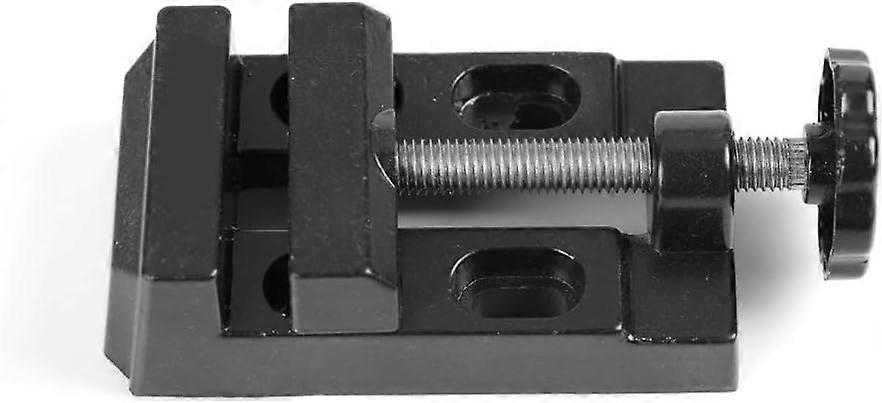Étau d'établi en alliage d'aluminium à mâchoires plates, compatible perceuse à colonne et meuleuse, PETIN